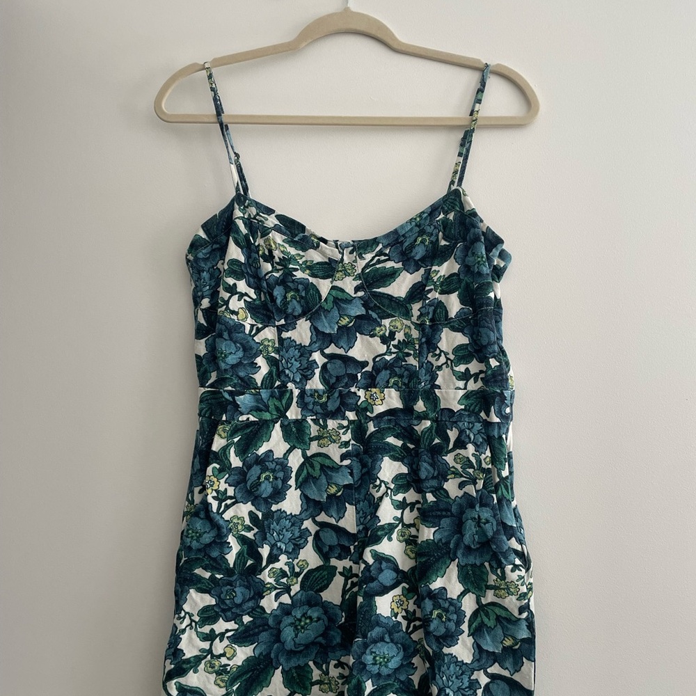 Floral Spaghetti Strap Romper